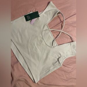 NWT-Wild Fable: XXL ButterBliss Beige Croptop (M)